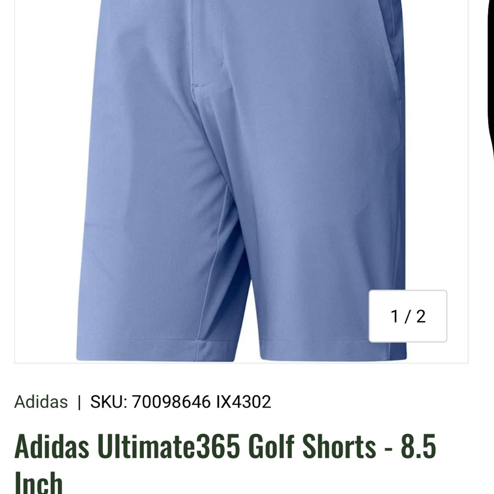 Adidas Men's Light Blue Athletic Shorts NWOT⛳️